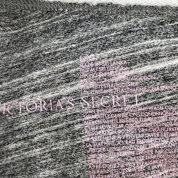 Victoria’s Secret Intimates Grey Thermal Sleep Legging Pants Size Large - Picture 8 of 9